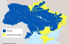 mapa terenów Ukrainy
