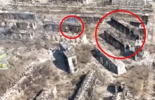Obraz zniszczeń odizolowanego Mariupola, gdzie znajduje się ponad 100tys cywili