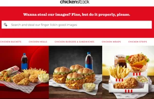 KFC mówi konkurencji: chcecie zdjęcia naszych kurczaków, to bierzcie - za darmo