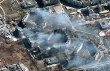 Rosyjska telewizja pokazała zbombardowany Mariupol.O zniszczenia obwinia Ukraine