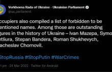 Parlament UKRAINY Okupanci sporządzili listę nazwisk których nie wolno wymieniać