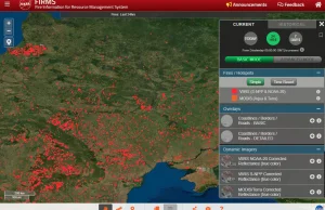 FIRMS: System NASA do monitorowania pożarów z satelity.