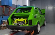 Fiat 126P z silnikiem Subaru 2.2 Turbo odpalony! Wideo | RALLY AND RACE
