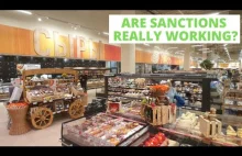 Supermarket cztery tygodnie po wprowadzeniu sankcji w Rosji