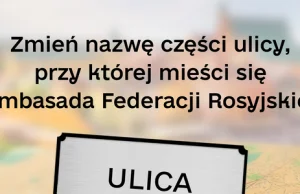 Ulica Ukraińska w Warszawie? Rusza akcja zbierania podpisów