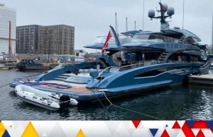 Kacapski jacht warty 200 mln zł przejęty przez brytyjskie służby