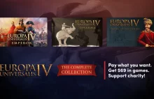 Europa Universalis IV + wszystkie DLC za 20$ na humblebundle