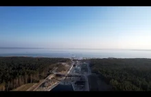 Przekop Mierzei Wiślanej-klimatyczna muzyka i niezwykłe widoki przelot -dron 4K.