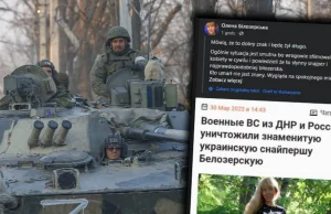Rosjanie twierdzili, że zabili ukraińską snajperkę. Nagły zwrot w sprawie