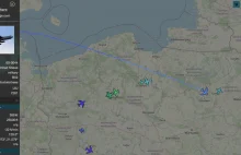 B-52 aktualnie nad Polską