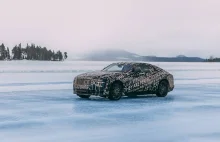 Elektryczny Rolls-Royce Spectre - zimowe testy
