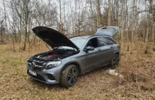 Mercedes AMG skradziony w Niemczech odzyskany