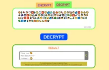 "My Secret Message" Strona pozwalająca na kodowanie i dekodowanie tekstu w emoji