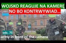 Filmowanie ciekawego wojskowego obiektu w Wejherowie powoduje reakcję