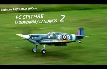 RC Spitfire - lądowania / landings 2