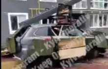 Kacapy robiły imitacje sprzętu wojskowego z cywilnych samochodów