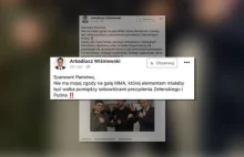 Gala bez wyobraźni. Na arenie sobowtóry Putina i Zełeńskiego