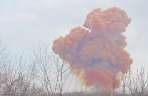 PILNE! Ukraińskie media: Rosyjskie pociski trafiły w cysternę z kwasem azotowym!