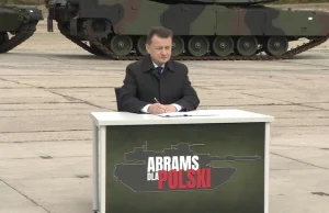 Nowoczesne czołgi dla Polski. Szef MON podpisał umowę