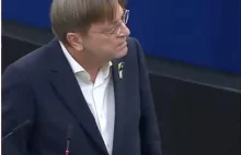 Guy Verhofstadt miażdży działanie obecnego pakietu sankcji w wystąpieniu w PE