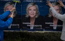 Marine Le Pen goni w sondażach Emmanuela Macrona. "Została dediabolizowana"