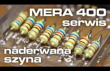 MERA-400 serwis: naderwana szyna pakietu P-A