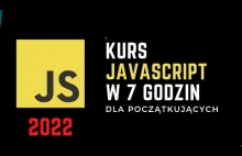 Darmowy Kurs JavaScript - 7 godzin od podstaw na youtube po polsku