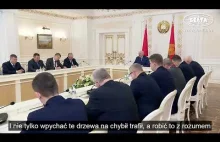 Łukaszenka karci urzędników za to, że nie potrafią sadzić drzew [PL]