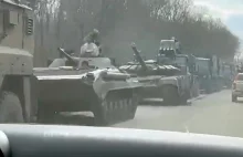Rosyjski konwój pod Charkowem. Generał Bieniek ostrzega: Rosjanie...