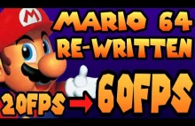 SZALONY programista od podstaw przebudował cały kod Super Mario 64. 6x prędkość!