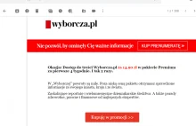 W Wyborczej powroty są miłe? No chyba nie.