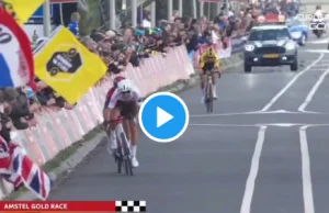 Michał Kwiatkowski zwycięzcą AmstelGoldRace. Fantastyczny finisz Polaka