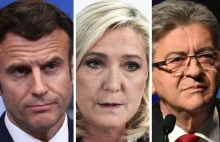 FRANCJA: Wybory prezydenckie - do II tury przechodzi MACRON 27% i LE PEN 24%