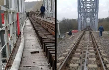 Rosja: Poważnie zniszczono most kolejowy na szlaku pod granicą z Ukrainą....
