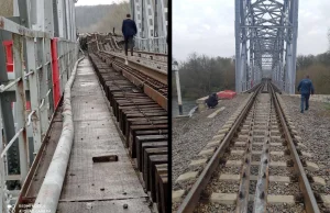 Rosja: Poważnie zniszczono most kolejowy na szlaku pod granicą z Ukrainą....