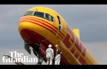 Samolot DHL złamał się przy awaryjnym lądowaniu. :O