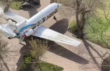 Odessa:Demontaż pomnika samolotu by ruskie nie zbombardowały osiedla przypadkiem