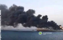 "Moskwa" płonie. Najpotężniejszy rosyjski krążownik trafiony przez Ukraińców