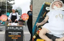 „Dziecko” na grillu! Chora akcja aktywistów PETA promujących weganizm