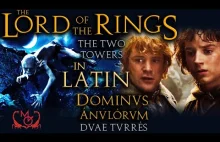 Scena z Władcy pierścieni z łacińskim dubbingiem