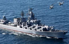 Uratowano 14 rosyjskich marynarzy z krążownika Moskwa. Słynny okręt...