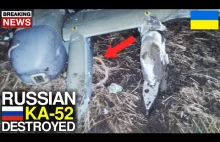 [EN] Rosyjski śmigłowiec Ka-52 "Alligator" zestrzelony przez 93 brygadę zmecha.