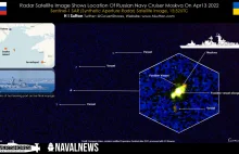 Pojawiły się zdjęcia satelitarne płonącego krążownika "Moskwa"