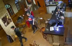 W hiszpańskim barze trzech Rosjan brutalnie pobiło barmana z Ukrainy (WIDEO)