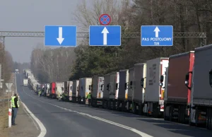 Ciężarówki z Rosji i Białorusi utknęły w Polsce. Sankcje weszły w życie