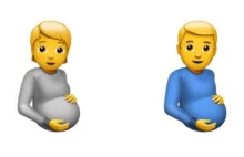 Facet w ciąży - nowy emoji w iPhonie.