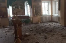 W prawosławną Niedzielę Palmową Rosjanie ostrzelali cerkiew.