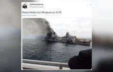 Są filmy pokazujące, jak tonie krążownik „Moskwa” (WIDEO)