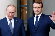 Macron: dialog z Putinem zawieszony od czasu ujawnienia masakry w Buczy
