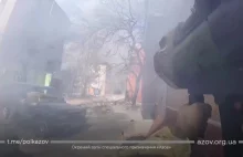 POV niszczenie granatnikiem rosyjskiego transportera - Azov